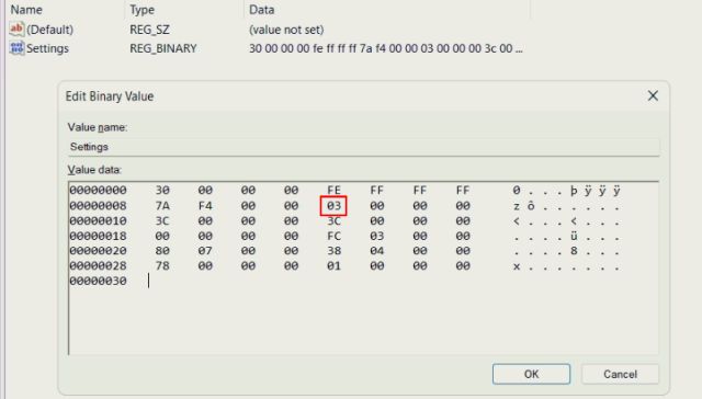 విండోస్ 11లో టాస్క్బార్ను పైకి తరలించండి